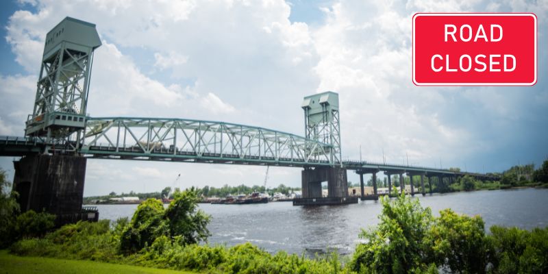 memorial bridge closure july 4